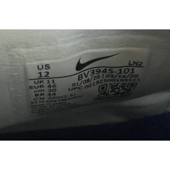 Nike Alpha Menace Pro 2 Mid Football Cleats Team Royal Size 12 BV3945-101 - Picture 9 of 9
